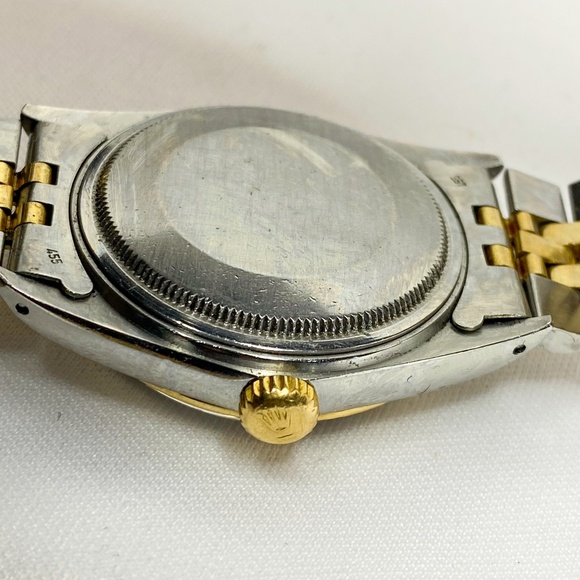 Rolex Oyster Perpetual Watch 36mm Datejust Stainless 18K Gold Roman Numerals - Picture 9 of 9